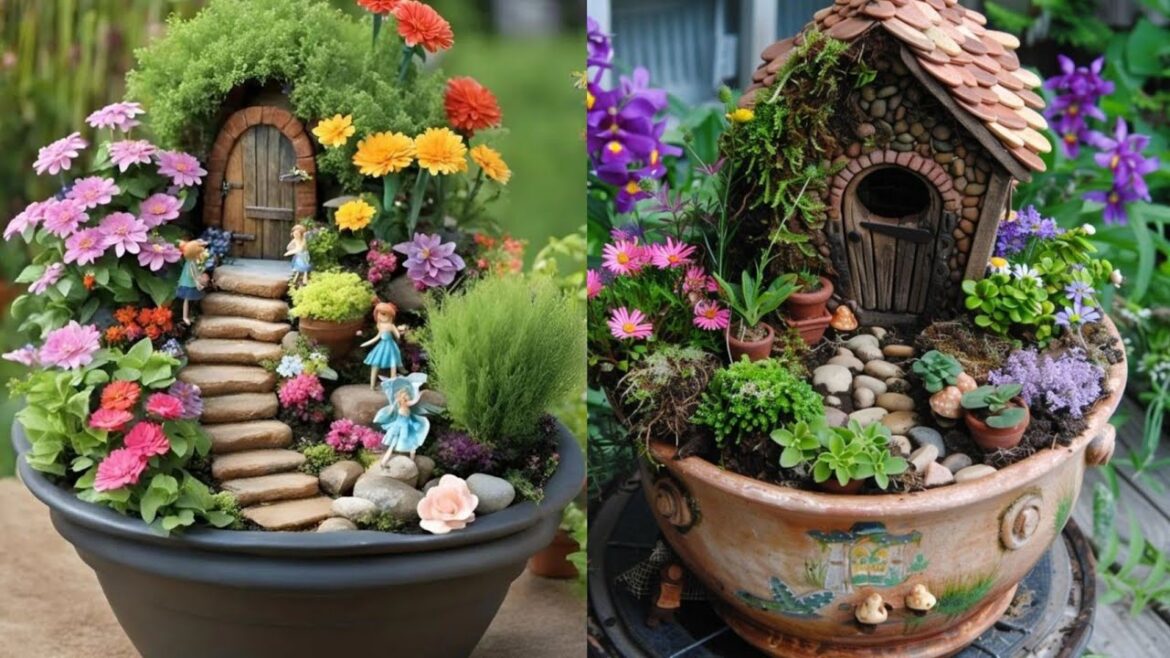 50 Unique & Easy Fairy Garden Inspiration| DIY Mini Garden House For Front Backyard