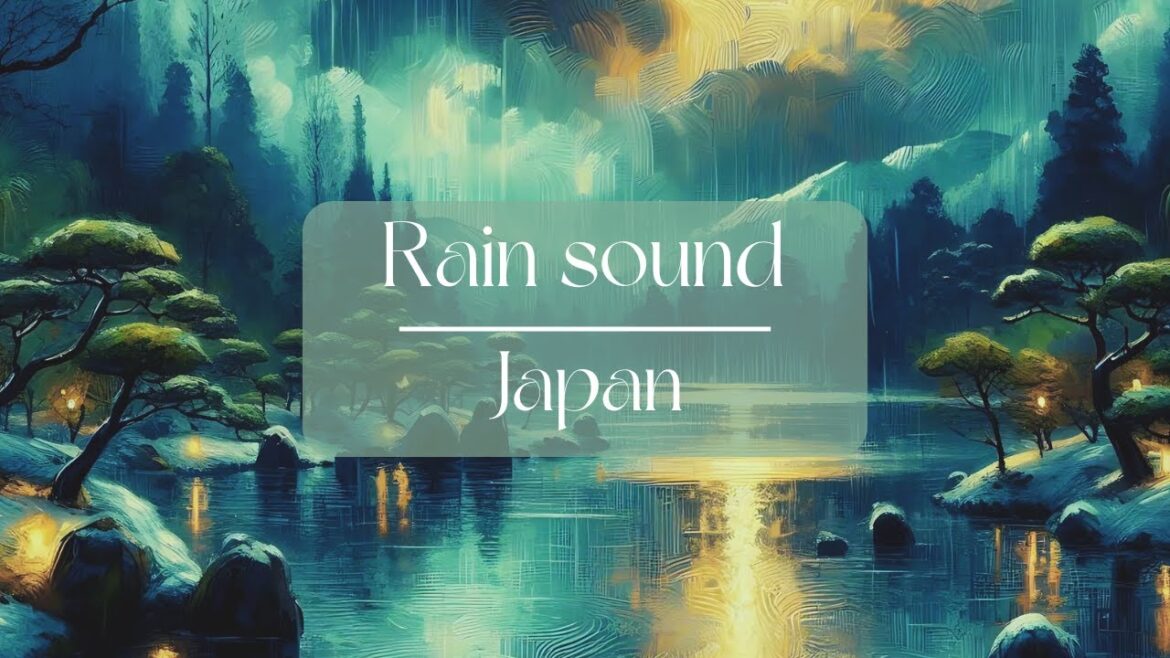 Relaxing rain - Japanese landscape for sleeping and relaxing