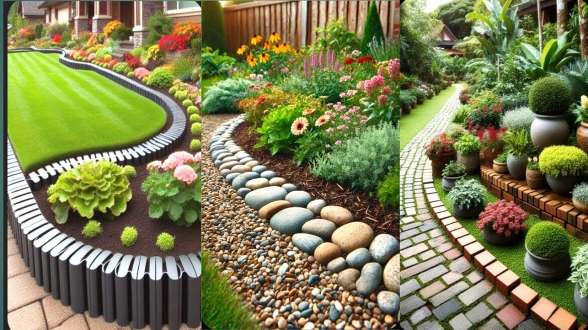 Garden Edging Ideas to Define and Beautify Your Outdoor Space! Garden Edging Ideas to Define and Beautify Your Outdoor Space!