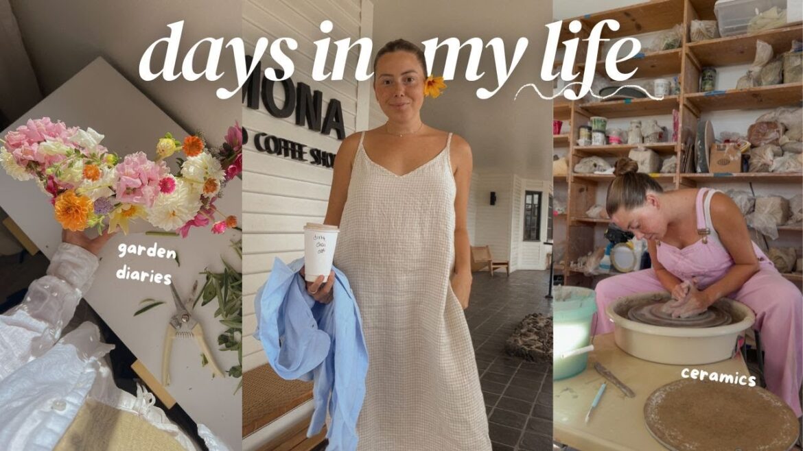 COZY DAYS IN MY LIFE ⎮ morning routine, ceramics, flower garden ☕️🪴 COZY DAYS IN MY LIFE ⎮ morning routine, ceramics, flower garden ☕️🪴