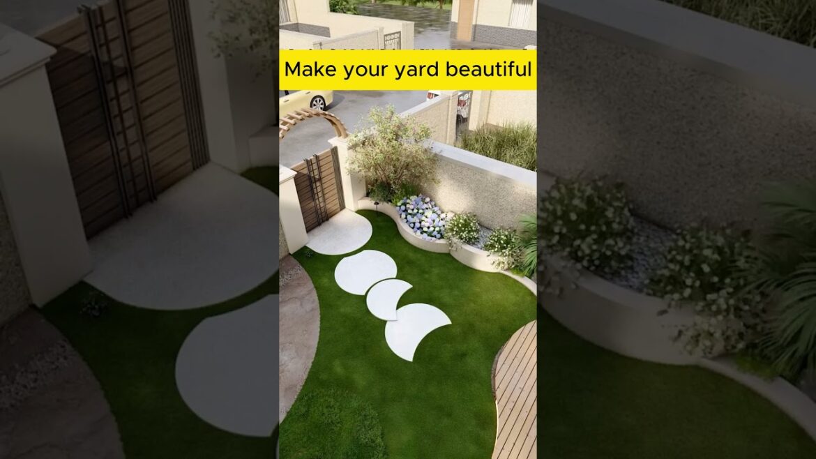 Make your yard beautiful #3 ✨ #shorts #HomeDesign #HomeDesignTrends #HomeRenovation #HomeImprovement