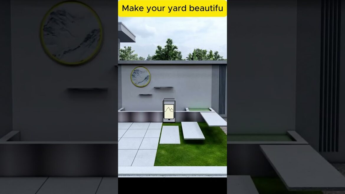 Make your yard beautiful #2 ✨ #shorts #HomeDesign #HomeDesignTrends #HomeRenovation #HomeImprovement