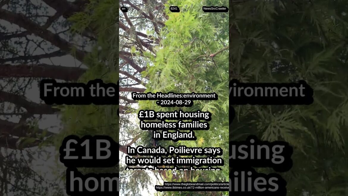 £1B housing homeless in England. Poilievre: immigration targets. 72M Americans: Social Security £1B housing homeless in England. Poilievre: immigration targets. 72M Americans: Social Security