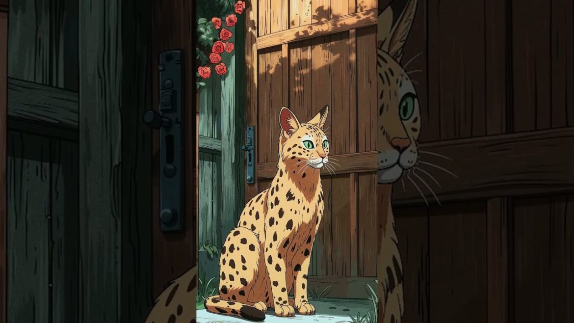 Spotted Serenity: Japanese Garden Cat | Anime Lo-Fi Beats for Relaxation