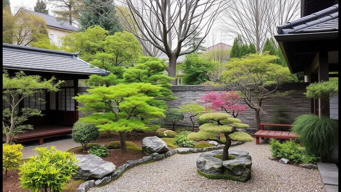 Serene Japanese Zen Courtyard Garden Ideas | Lofi Meditation Ambience