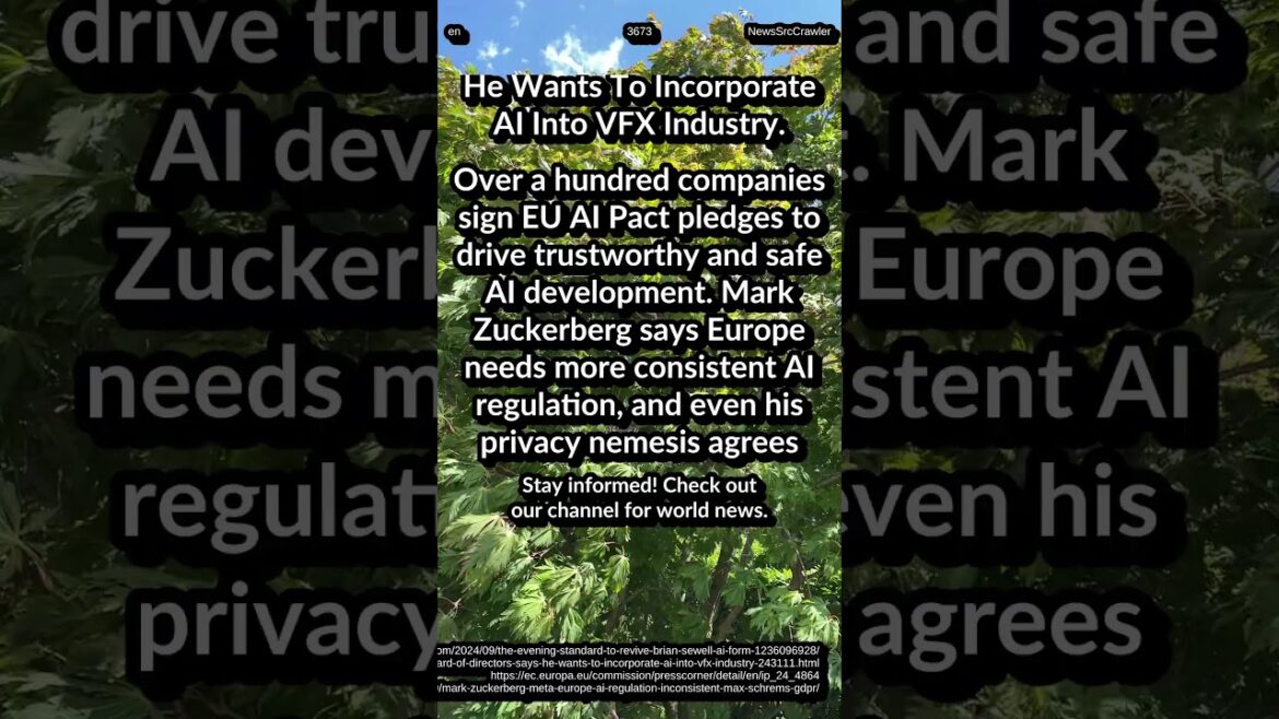 Evening Standard Revive Art Critic In AI. James Cameron Joins Stability AI. 100+ company: EU AI Pact