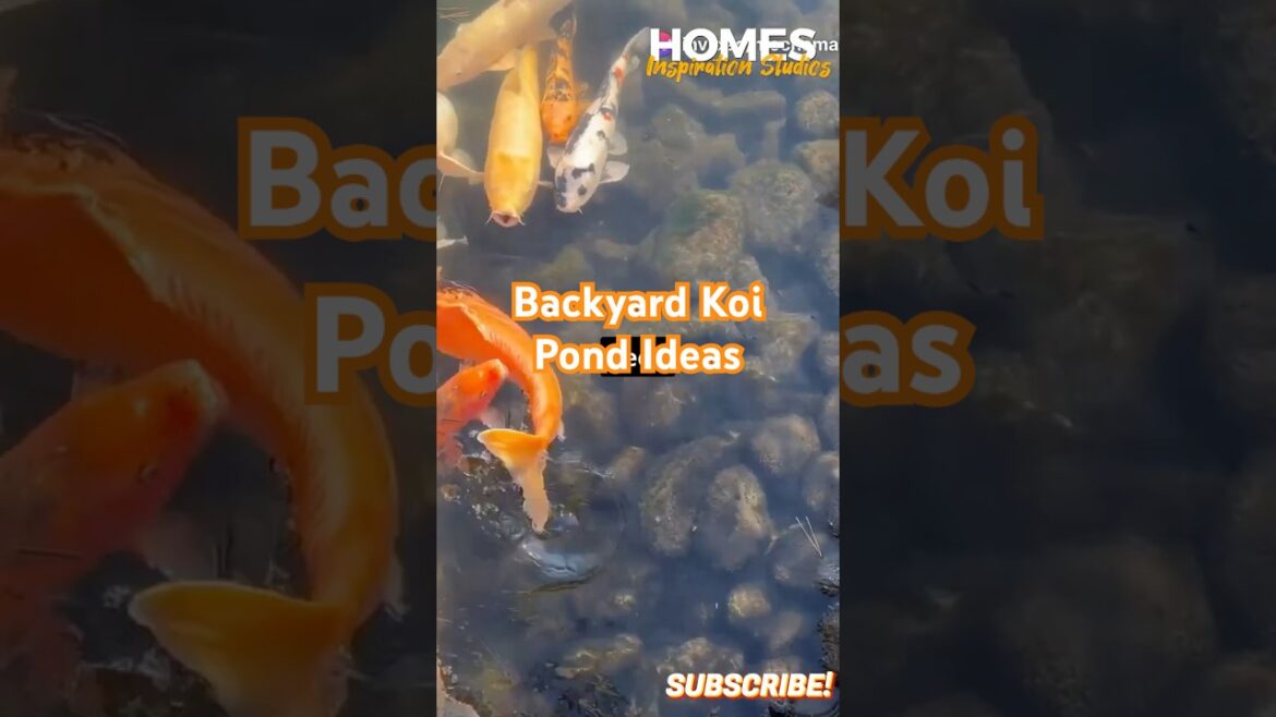 Backyard Koi Pond Inspiration: The Most Creative Pond Designs You've Ever Seen #koipond #ytshorts