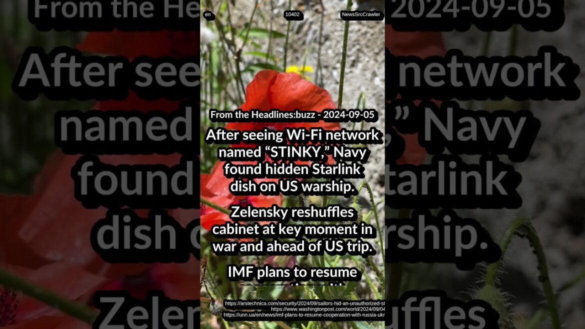 Wi-Fi STINKY on US warship. Zelensky reshuffles cabinet. IMF plans to resume cooperation with Russia Wi-Fi STINKY on US warship. Zelensky reshuffles cabinet. IMF plans to resume cooperation with Russia