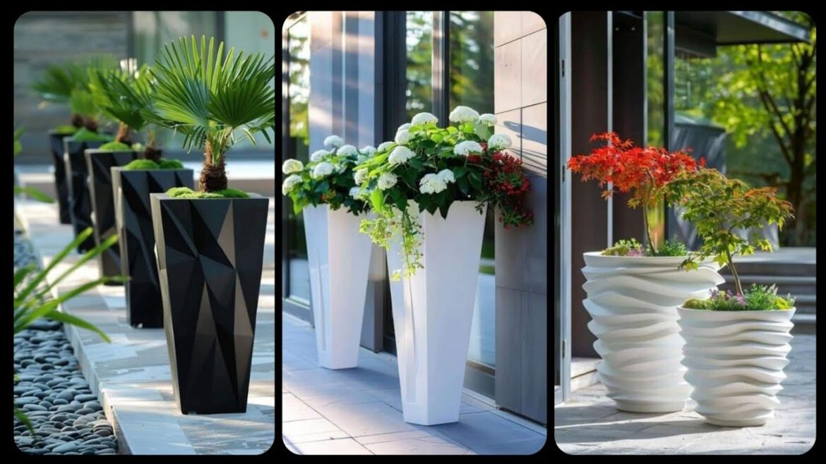 Unusual Design Ideas for Outdoor Spaces | Beautiful Flower Pots and Gardening Visualization | #home