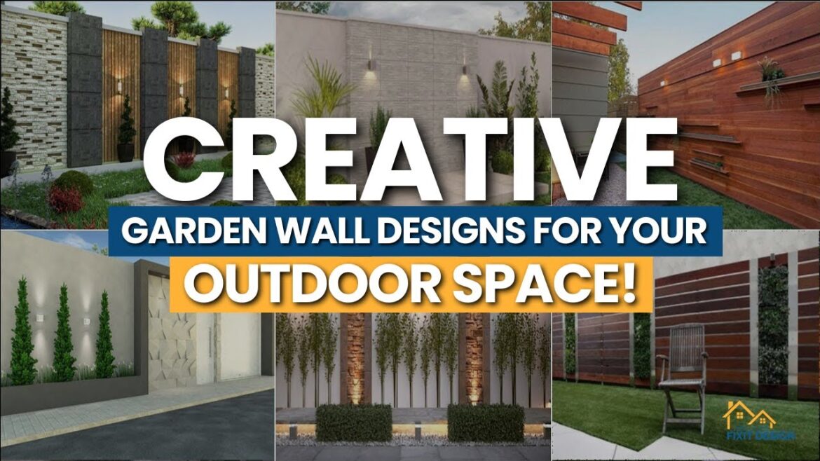 Creative Garden Wall Designs for Your Outdoor Space 2024