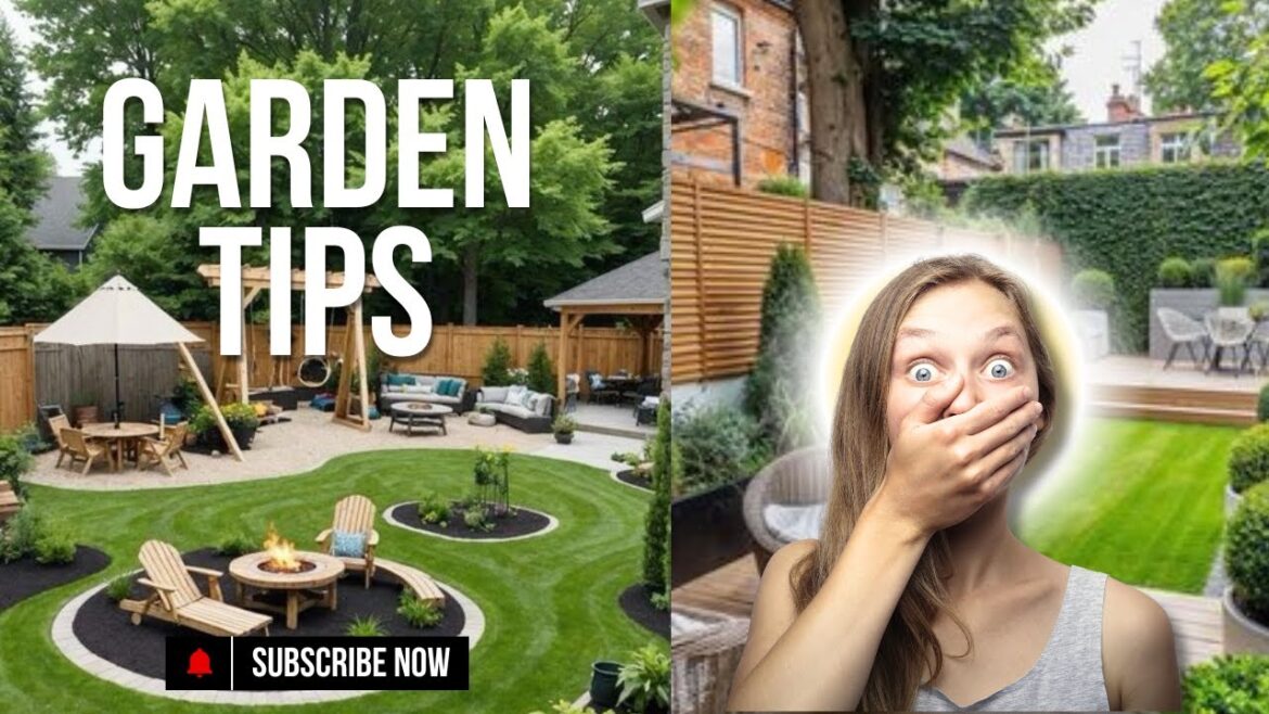DECORATE YOUR OUTDOOR GARDEN | BACKYARD GARDEN DECORATION IDEAS | SMALL GARDEN DECOR IDEAS 2025