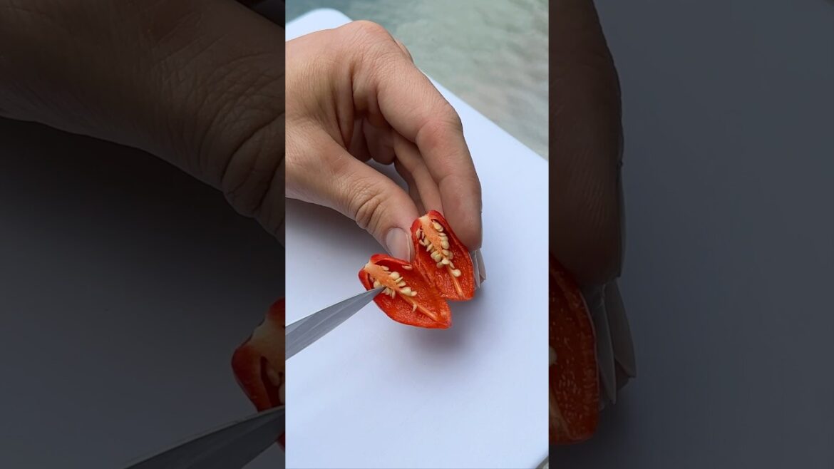 Crossbreeding peppers to make a new variety