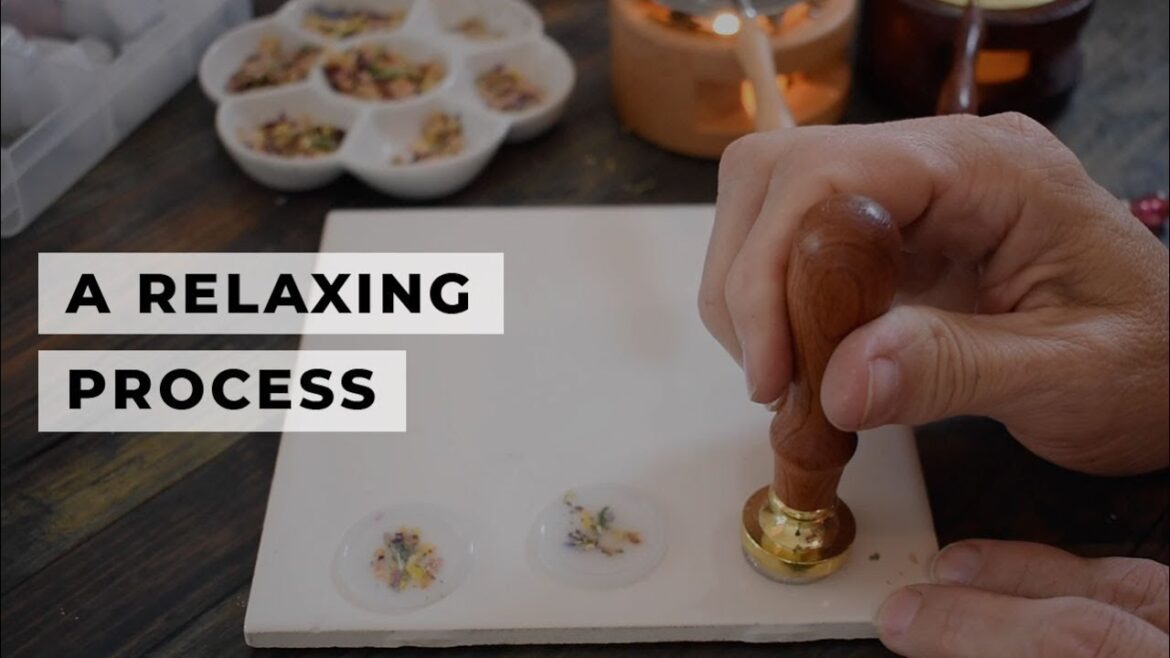One Way I Use Flowers from The Garden | No Talking Making Wax Seals | Ep. 7
