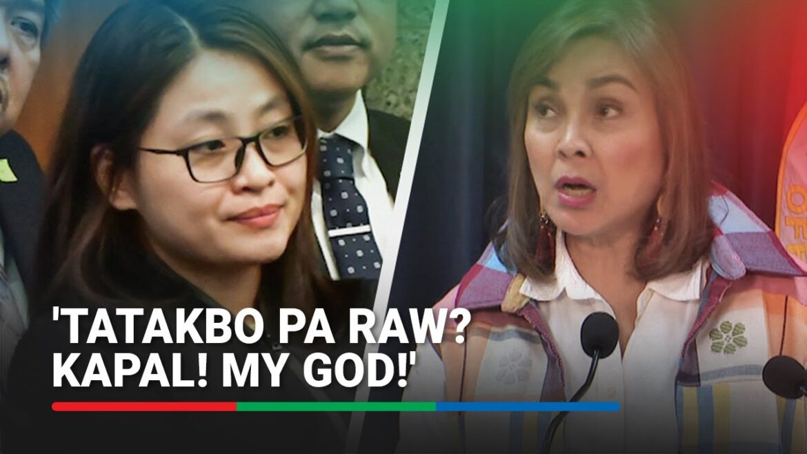 ‘Kapal!’ Legarda reacts to Alice Guo’s plan to run again for mayor 'Kapal!' Legarda reacts to Alice Guo's plan to run again for mayor