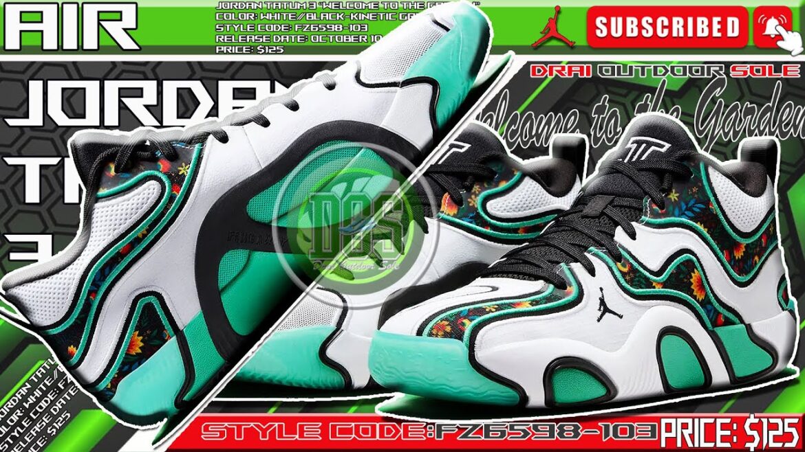 Jordan Brand SHOCKS Fans with Tatum 3 'Welcome to the Garden' Design!