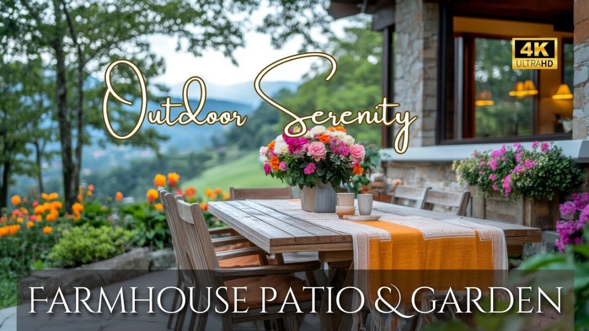 Small Farmhouse Patio & Rustic Garden: Design Ideas for Stylish Outdoor Serenity That Embrace Nature