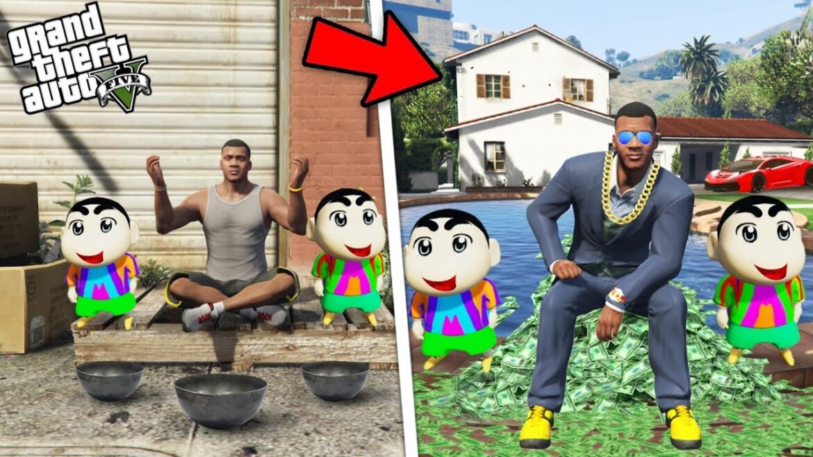 GTA 5 : Franklin Shinchan & Pinchan Change Their Poor Life To Richest Life in GTA 5 ! (GTA 5 mods) GTA 5 : Franklin Shinchan & Pinchan Change Their Poor Life To Richest Life in GTA 5 ! (GTA 5 mods)