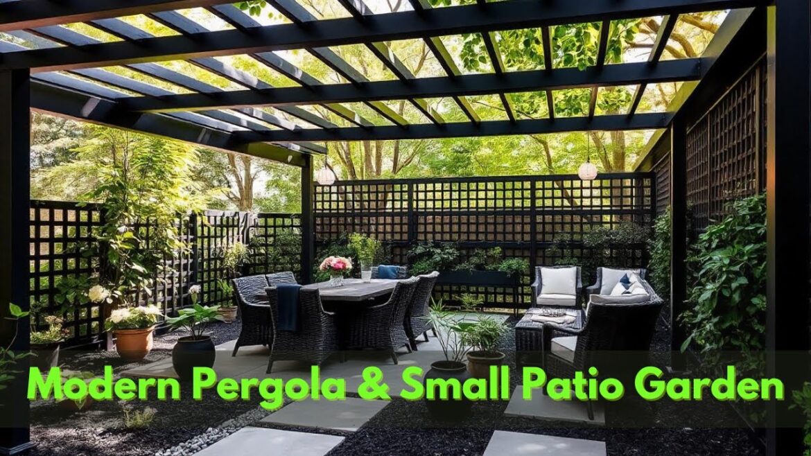 Backyard Retreat Ideas: Build Your Own Modern Pergola and Tropical Small Patio Garden Backyard Retreat Ideas: Build Your Own Modern Pergola and Tropical Small Patio Garden
