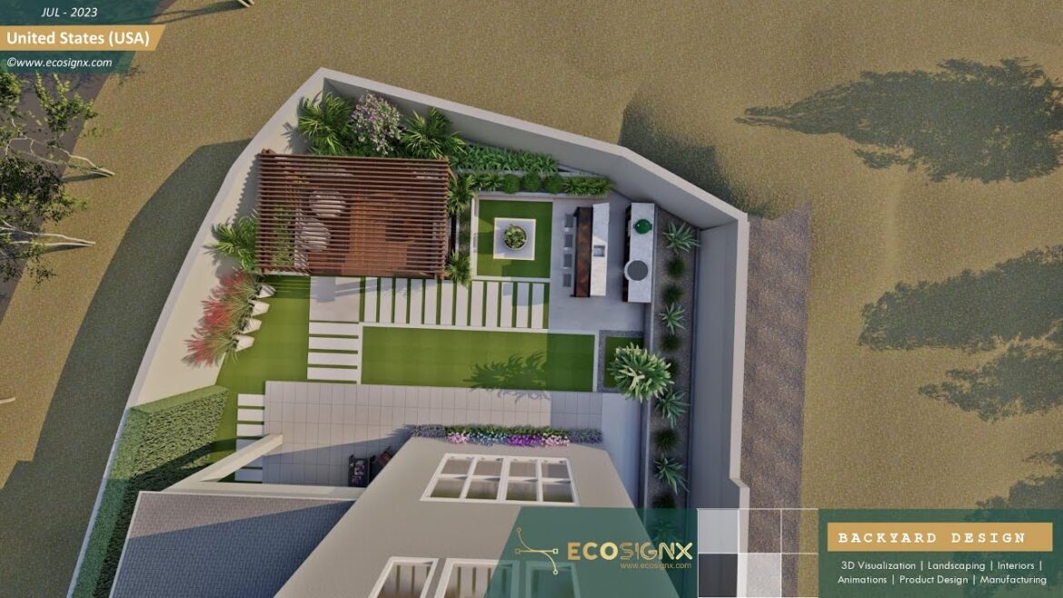 Backyard Design | Backyard Landscape Design | Outdoor Kitchen | Pergola | EcoSignX Backyard Design | Backyard Landscape Design | Outdoor Kitchen | Pergola | EcoSignX