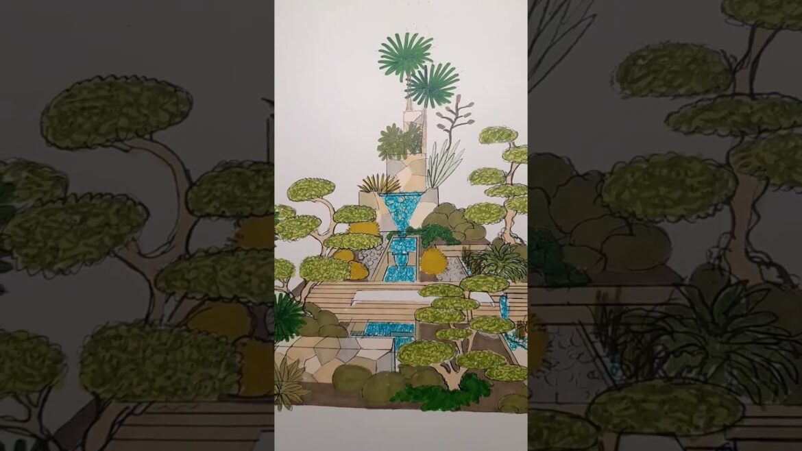 #landscapearchitecture #zen #painting #japanesegarden #art #landscaping #gardening #design #french