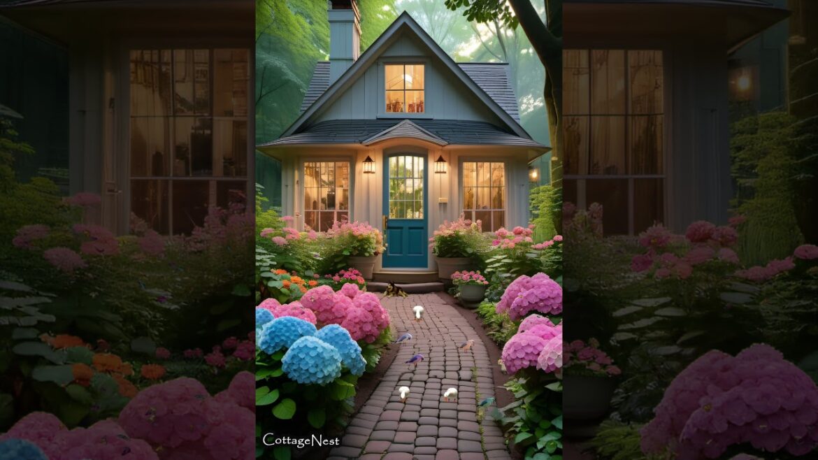 Cottage Couture Floral Elegance Meets Architectural Delight #cottagenest #gardendesign Cottage Couture Floral Elegance Meets Architectural Delight #cottagenest #gardendesign