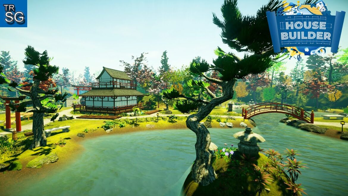 Building a Japanese House From Scratch - House Builder Garden DLC!