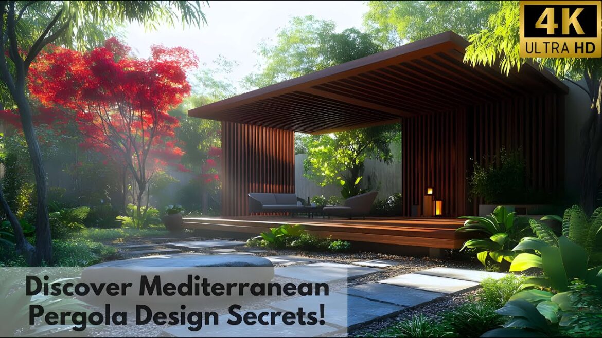 Mediterranean Pergola Garden Design - Transform Your Backyard Now!