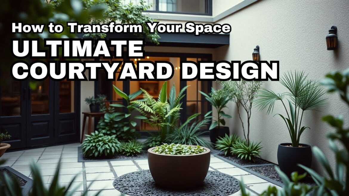 Ultimate Courtyard Design Secrets Transform Your #landscape #garden