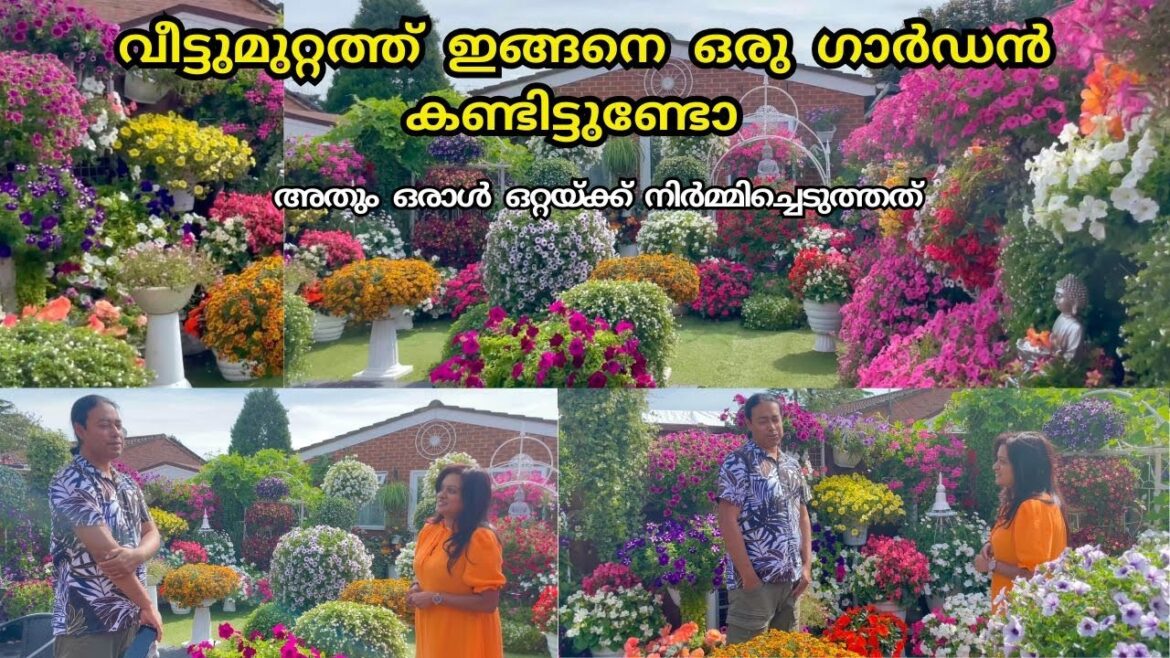 എന്താ ഭംഗി !ഇതാണ് വീട്ടുമുറ്റത്തെ ആ അദ്‌ഭുത ഗാർഡൻ  Asish's Amazing Home Garden , London