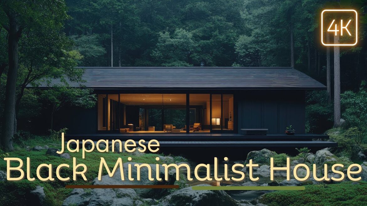 Japanese Black Minimalist House: The Art of Simplicity and Contemporary Architecture