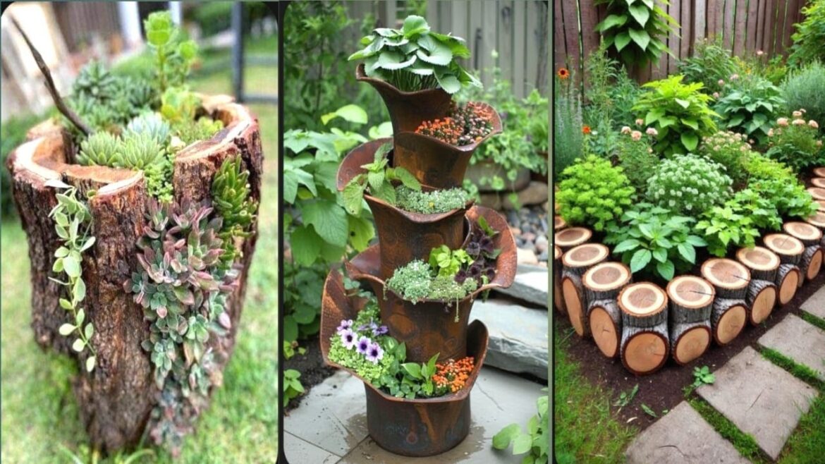 Creative Garden Wood Log Ideas: Add Rustic Charm to Your Outdoor Space!
