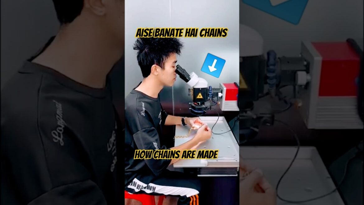 New Technology and Old technology How chains are made #shorts #technology #diy