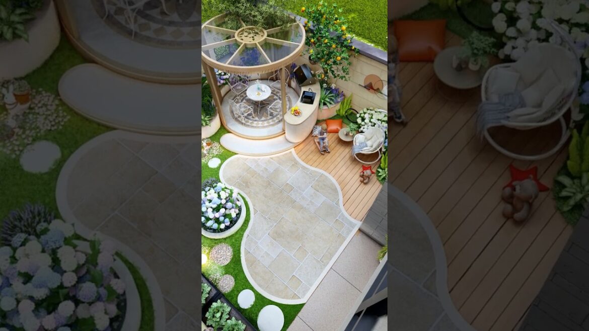 Villa Garden 🏡 Design #shorts Villa Garden 🏡 Design #shorts