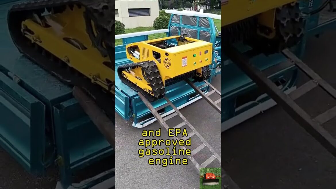 #orchard #orchardroad Vigorun VTLM800 remote operated track weed trimmer for sale