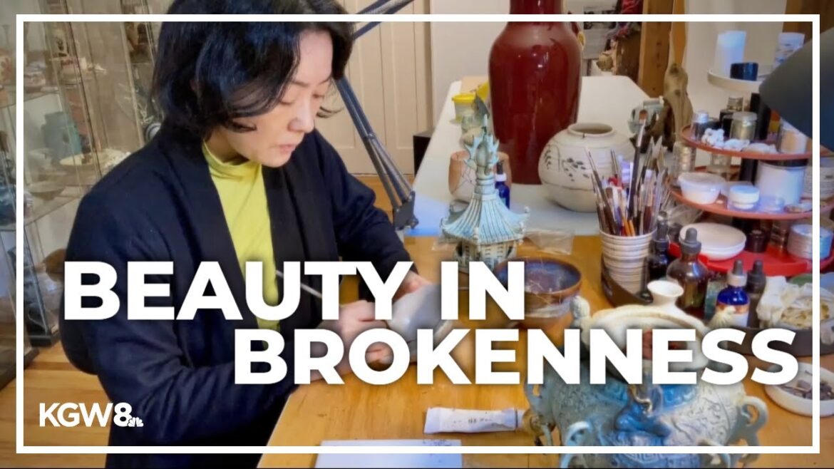 Portland Japanese Garden exploring themes of healing with kintsugi exhibit