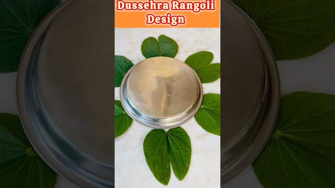 Dussehra Rangoli Design|| #rangoli #homedecor #dussehra Dussehra Rangoli Design|| #rangoli #homedecor #dussehra