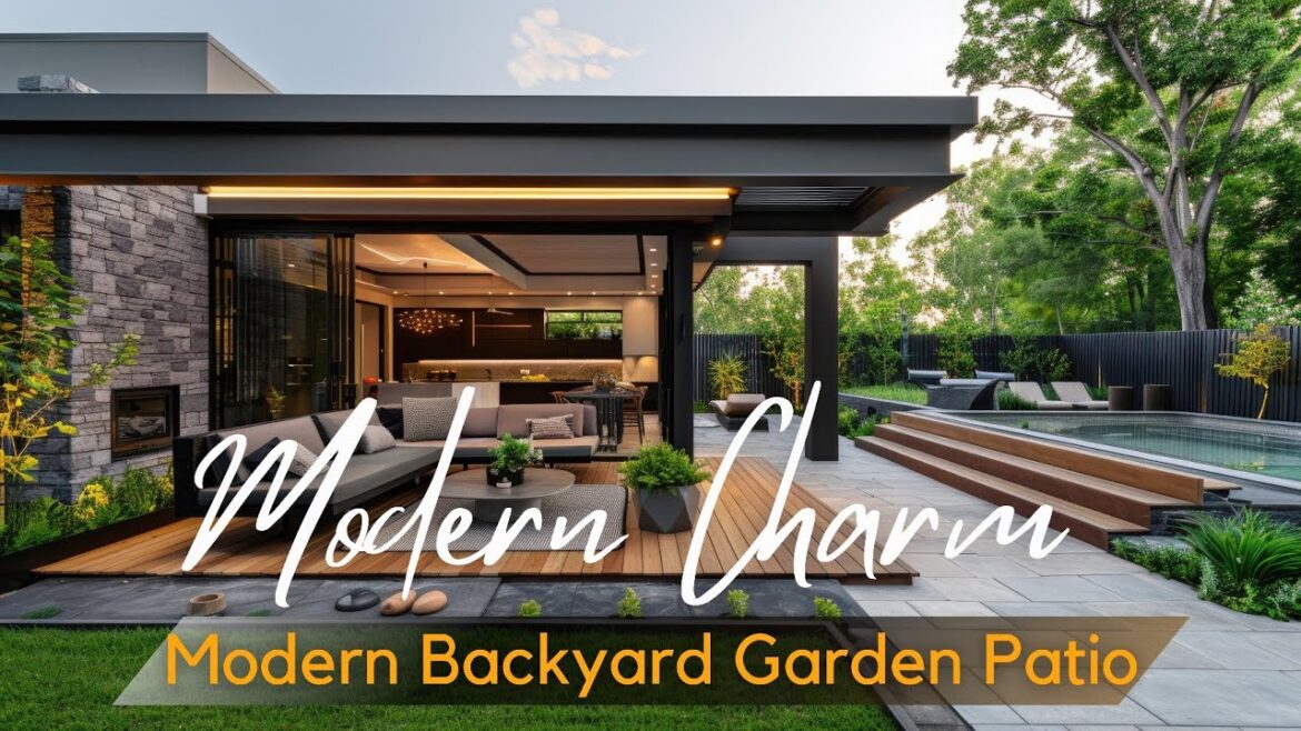 Transform Your Outdoor Space with Modern Patio Design | Contemporary Backyard Garden Patio