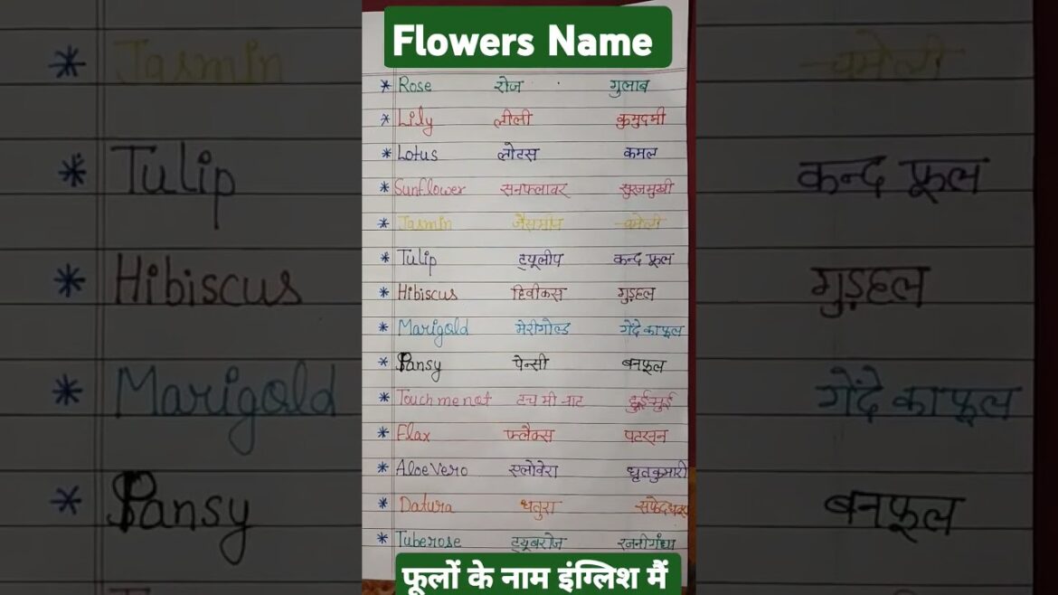 Flower Names That Are Just Ridiculous