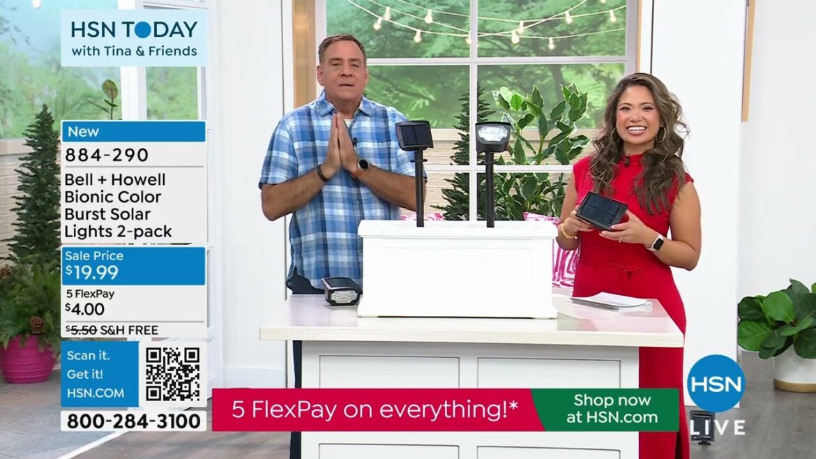 Bell + Howell Bionic Color Burst Solar Lights 2pack