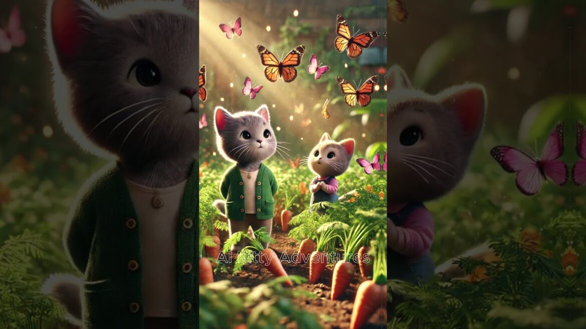 The Cat and the Dream of a Carrot Garden #cutecats #animation #cat #cartoon #funny #cute