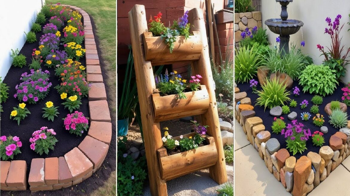 Small Creative Garden Ideas: Creative Projects with Wood Logs, Cinder Blocks & Pallets! Small Creative Garden Ideas: Creative Projects with Wood Logs, Cinder Blocks & Pallets!