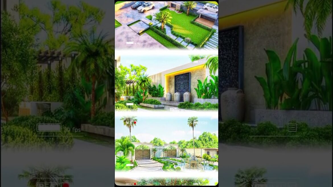 Best 3d Garden design ideas #landscape #shorts s