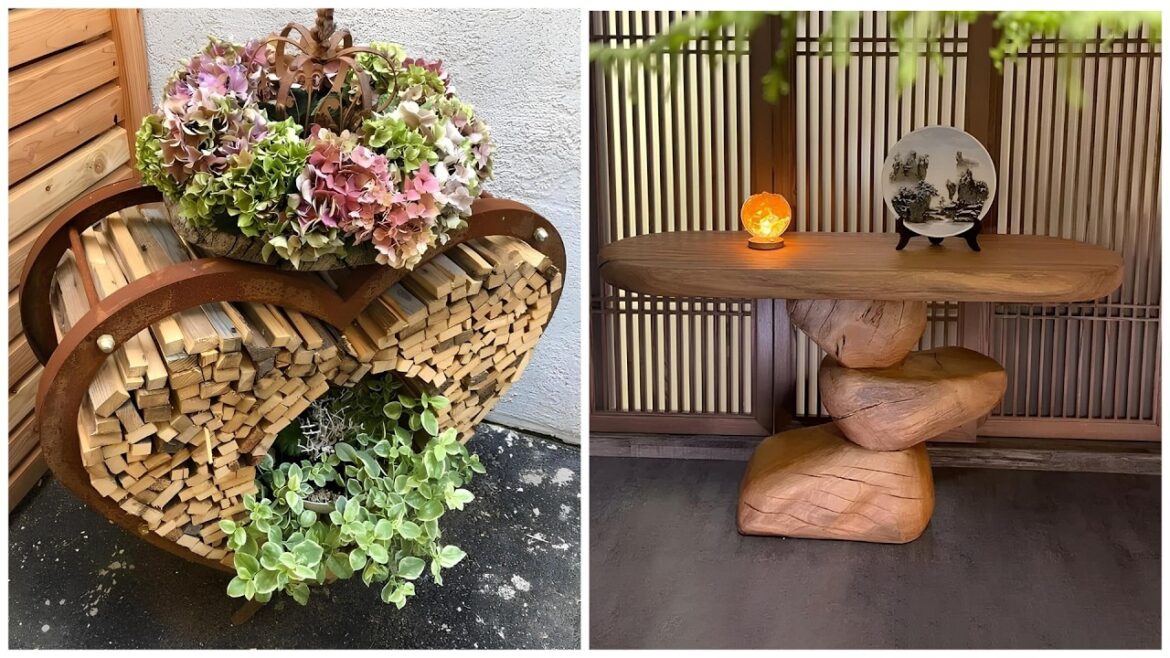 80 beautiful ideas from 🪵 wood for the backyard + 35 examples of landscaping 🏡 garden!