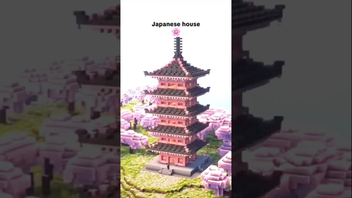 I Built a Beautiful Japanese Tower in Minecraft I Built a Beautiful Japanese Tower in Minecraft