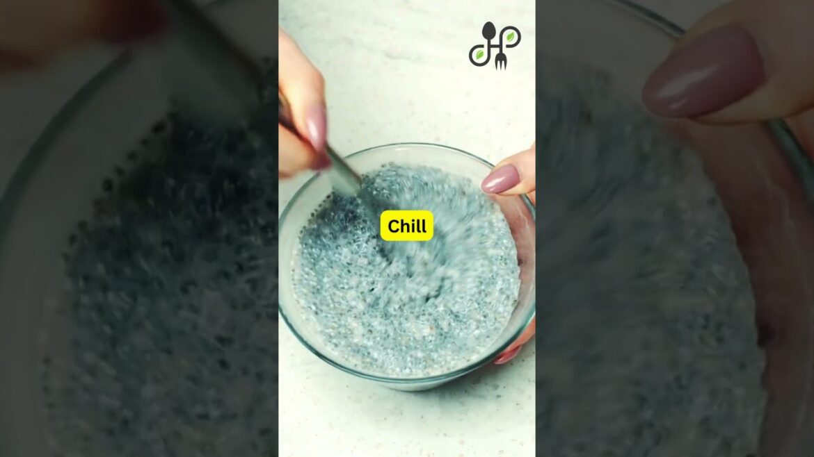 Chia Pudding Recipe for Breakfast | Healthy & Tasty #viralshorts #chiapudding #healthybreakfast