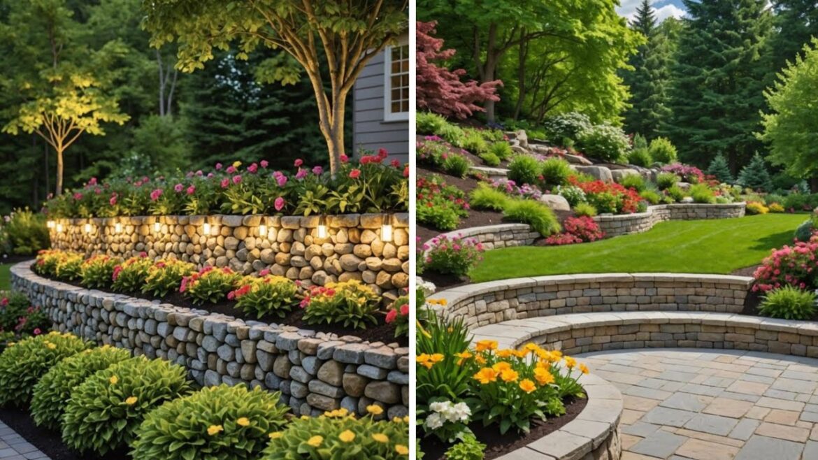 Sloped Front Yard landscaping | landscaping idea for Sloped Front Yard | landscaping on a Hill Slope Sloped Front Yard landscaping | landscaping idea for Sloped Front Yard | landscaping on a Hill Slope