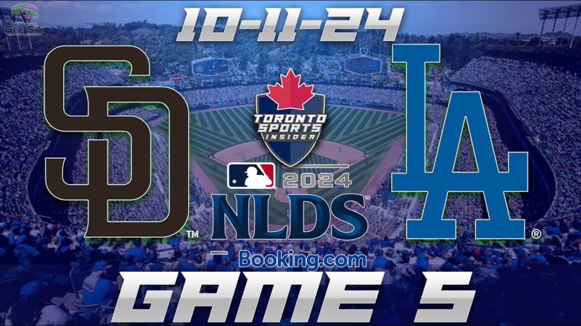 10-11-24 San Diego Padres vs Los Angeles Dodgers NLDS Game 5 Game Audio | MLB Playoff Cast & Chat