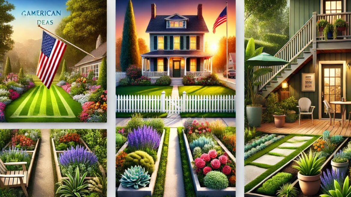 Beautiful American Front Yard Garden Ideas | Elevate Your Home’s Curb Appeal