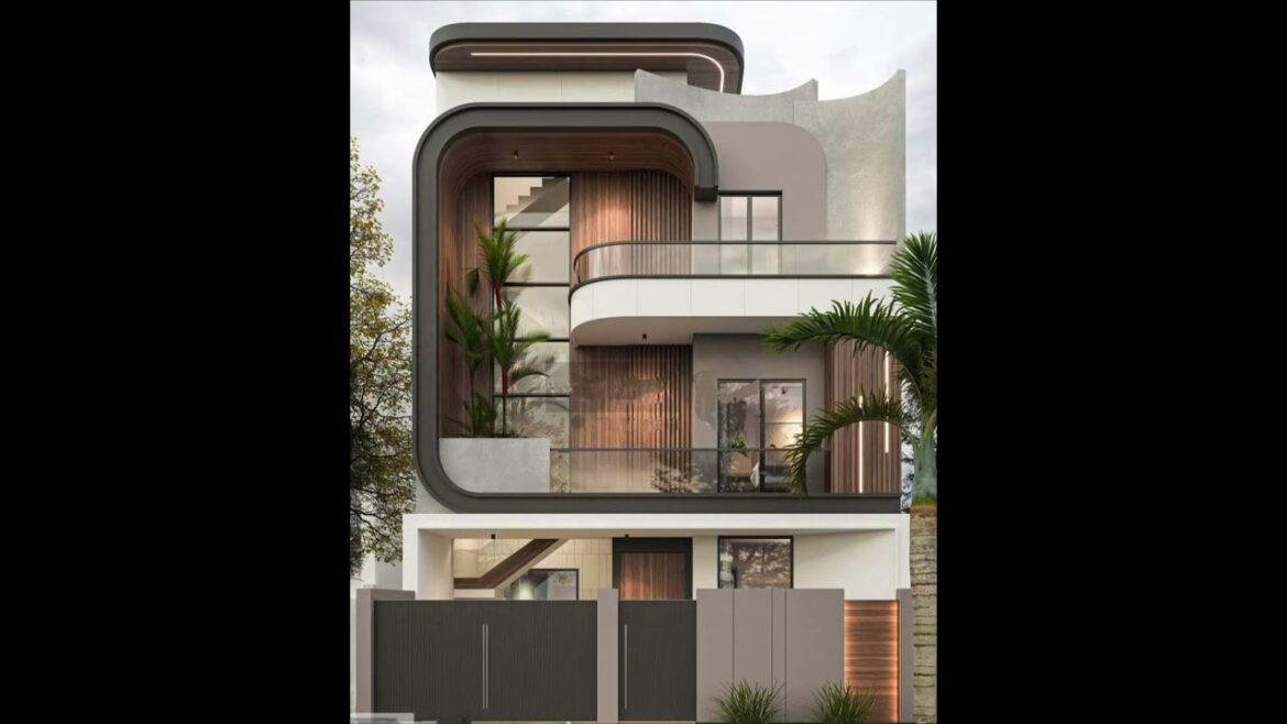 Modern 3D Front Elevation |  3D Visualizations & Architectural Wonders | Luxury Home Design | #Home
