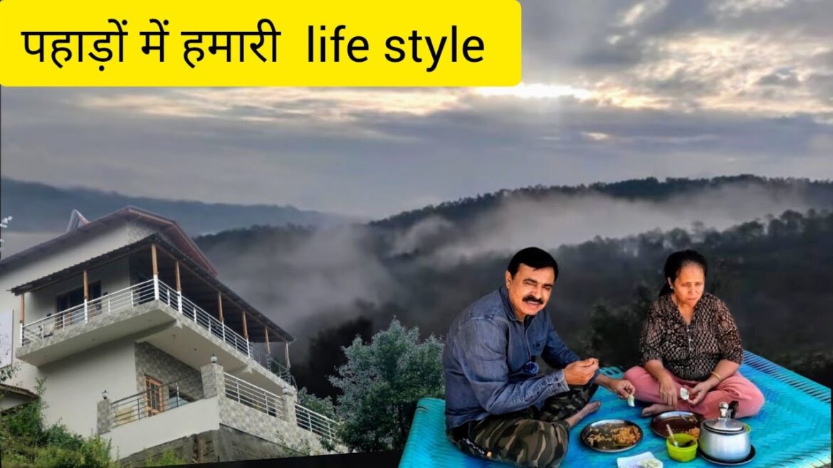 Plucking of Organic Vegetables in Beautiful Valley of Mukteshwar | आज तो जम के तोड़ी पहाड़ी ककड़ी 🌳🥀